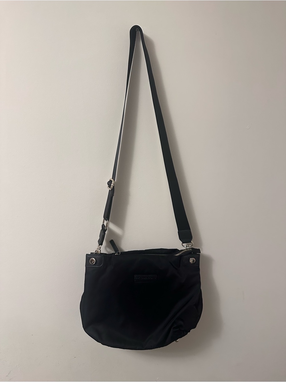 FX Creations Black Nylon Crossbody Shoulder Bag